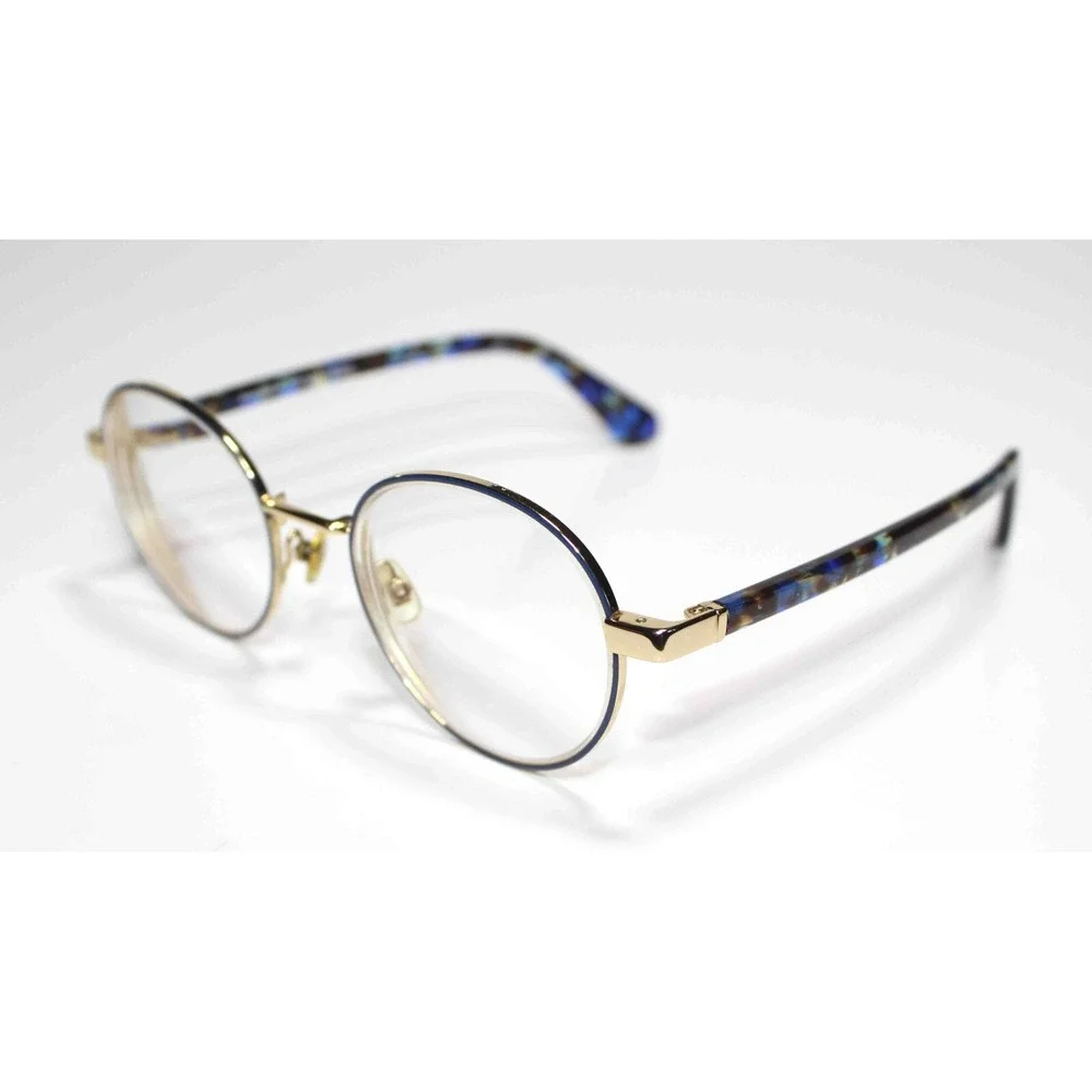Kate Spade Blue Gold Round Glasses Tortoise Marciann LKS 49 19 12 140‎ Prescript